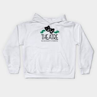 Theatre Because Reality Is Overrated Kids Hoodie